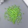 Beads for creativity plastic "Round. Pistachio" d = 3-8 mm, set 10 grams