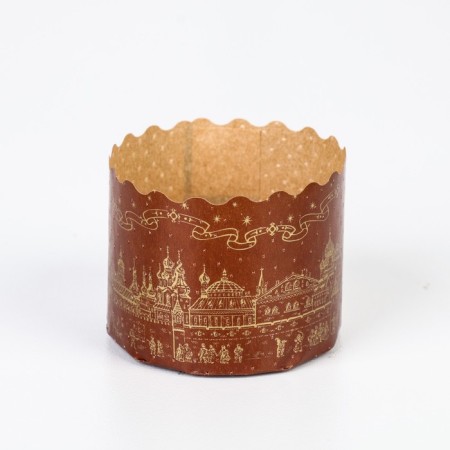 Paper form for the cake "Golden Temple" 60 x 45 mm (packaging 4000 pcs)-1