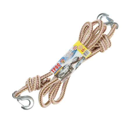 Towing cable, rope 4.5 tons, 4.5 m, 2 hooks-4
