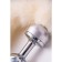 Anal plug Metal by Toyfa, silver, with a white tail, 32 cm, d = 2.9 cm
