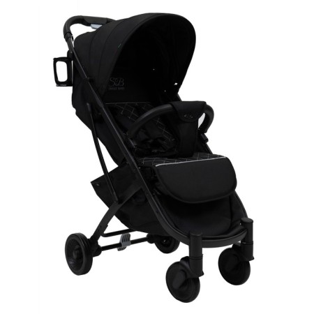 Walking stroller Sweet Baby Compatto, Black color