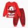 Pajamas for a boy, red color, height 92 cm