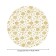 Goldenflakes, round, oxford, elastic band, size 140x140 cm, diameter 105-120 cm,