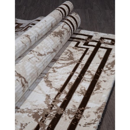 Rectangular carpet Karmen Hali Panama, size 156x230 cm, color Brown/Brown-1