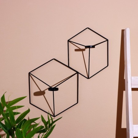 Cup "Cube" Metal (set 2 pcs)-1