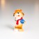 Polystone souvenir "Tigrush in a scuffle with a gift" MIX 5x2.5x2.5 cm