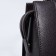 Women's bag El Masta with a zipper, external pocket, long belt, dark brown color