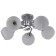 Ceiling light ESCADA, 1119/5PL. 5x40W, E27, 550x550x220 mm, chromium color
