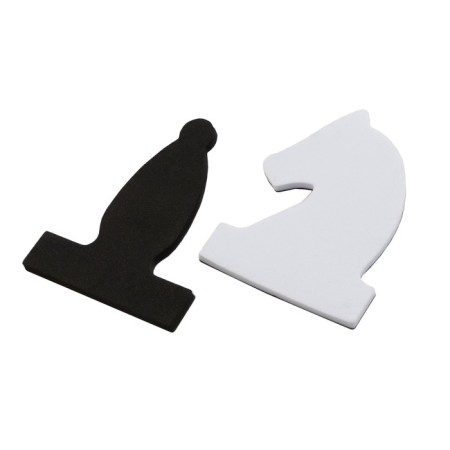 A set of magnetic figures for demonstration chess, figure 8 x 8 cm-2