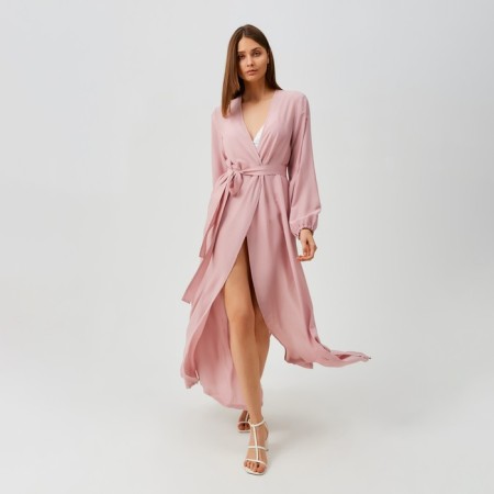 Pareo dress female minku: Summer Time Pink color, size 42-44-4