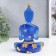 Souvenir Polystone "Buddha Anjali Mudra - Prayer" Blue 18x12x6 cm