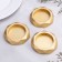 Climb "City", set 3 pcs, 2.3x10 cm, gold