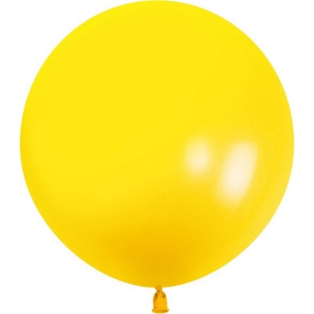 Latex ball 36 ", pastel, 1 pc., Yellow