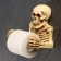 Skeleton toilet holder