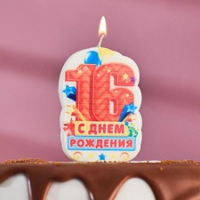 Candle for cake the number 