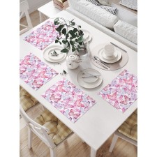 A set of napkins for setting the table 