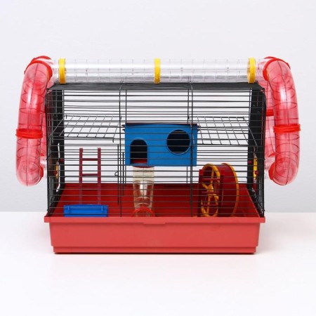 Homa 4 rodents cell, 55 x 37 x 42 cm, mix of flowers-9
