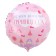 Foil ball 18 "Happy birthday, princess" circle, set of 50 pcs.