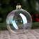 Glass ball with suspension, 10 cm chandelier