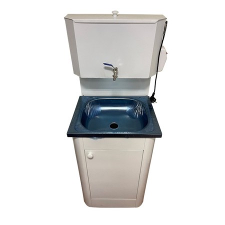 Washbuilder "Dacha", with EVN, 1200 W, Metal tank, Stainless. Moika, crane metal, 20 l, white