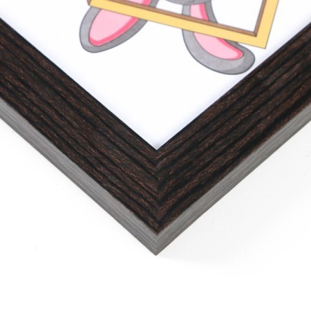 Photo frame 10x15 cm MDF, No. 6 Wenge (plastic screen)-2