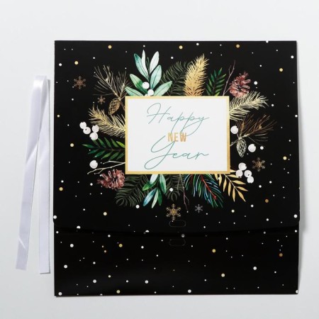 Folding Gift Box "Magic", 31 x 24.5 x 9 cm, New Year-5