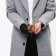Male gloves, size 21, with insulation, black color