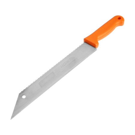 A knife for thermal insulation of the delta, bilateral, diamond sharpening, 8-9 tpi, 260/340 x 1.2 mm