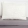 Pillowcase pillowcase at the zipper "monogram", 70x70 cm