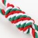 Toy training cable, up to 30 cm, 70 g, white/green/red