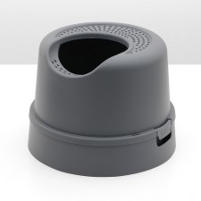 Toilet closed nyusha l 35 x 35 x 47 cm, gray