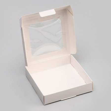 Self -charged box, white, 13 x 13 x 3 cm-3