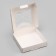 Self -charged box, white, 13 x 13 x 3 cm