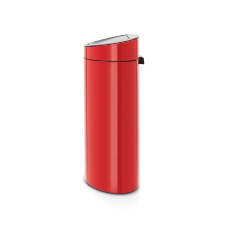 Garbage bucket Brabantia Touch Bin New, Fixily red color, 40 liters-2