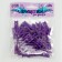 A set of clothespins for decor 50 pcs., Purple - 2.5 cm