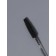 Brushes for eyebrows and eyelashes, silicone, set - 10 pcs, 10.5 cm, black/transparent color