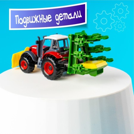 Metal tractor "Farm", mix-1