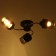 Estel chandelier 3he27 40W black-chromium 60x60x23 cm Bayerlux