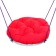 Swing "Nest" with a pillow D 90 cm, max load 80 kg, red pillow