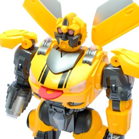 The robot is radio -controlled, interactive, walks, shoots, light effects, Russian voicing-4