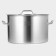Hanna Knovell stainless steel pan with a lid, 35l, d = 40 cm, h = 26 cm, wall thickness 1 mm
