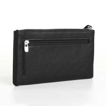 Women's wallet with lightning, black color-1