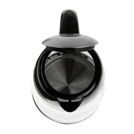 Electric kettle Energy E-251, glass, 1.7 l, 2200 watts, black-silver-4