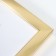 Photo frame Plastic "Mira" 21x29.7 cm, (A4) gold (plastic screen)