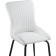 Lado Metal/Ecokozha, black/white 47x51x90 cm stool.