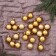 Set of balls plastic D-3 cm, 24 pcs "Classic Assorted" Gold