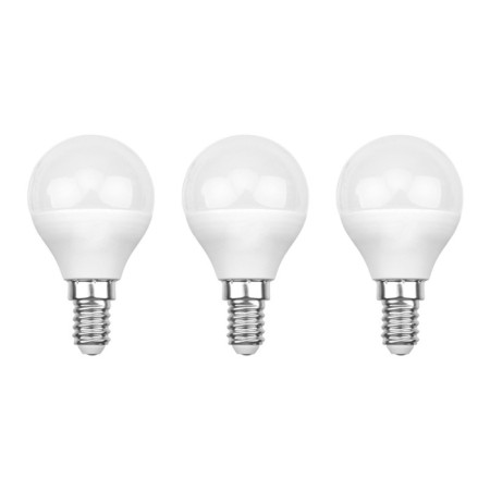 LED LED ball (GL) 11.5W E14 1093LM 2700K Warm light (3 pcs/unit) rexant