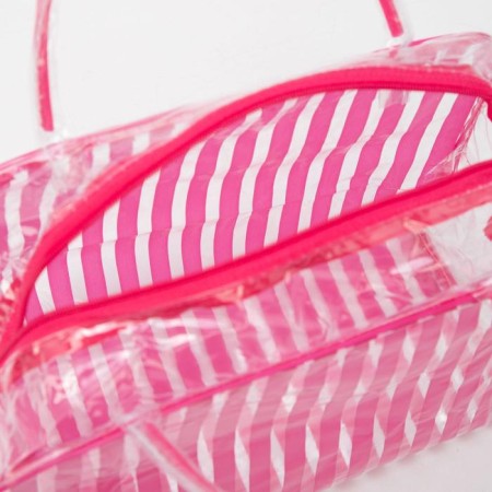 Lightning cosmetic bag, pink color-2