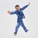 Pajama nursery (shirt, trousers) KAFTAN "Moon" p. 98-104, blue
