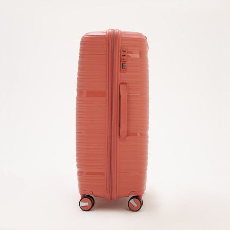 Big suitcase 28 ", lightning department, code lock, 4 wheels, pink color-2